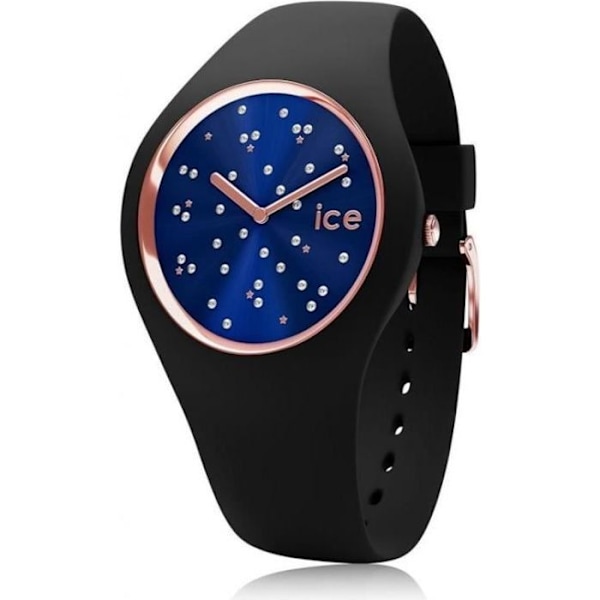 Ice-Watch - ICE cosmos Star Deep blue - Sort dameur med silikonerem - 016294 (Medium)