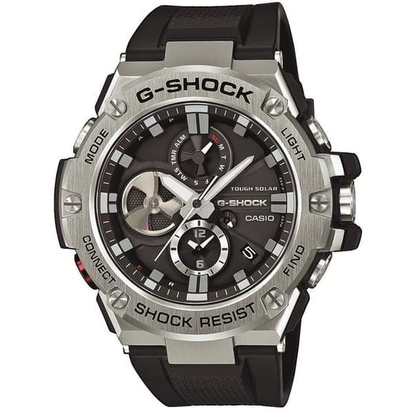 Ur - Casio - GST-B100-1AER - Sort - Resin - Analogisk Svart