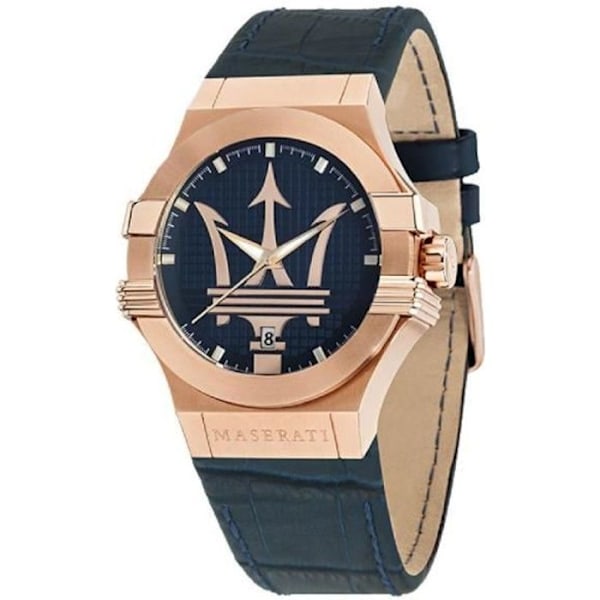 Ur - Maserati - R8851108027 - Quartz - Analog - Blåt læder Blå