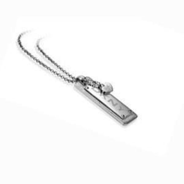 Collier - DKNY - LOGO NJ1093040 - Ruostumaton teräs - Hopea - Naisille