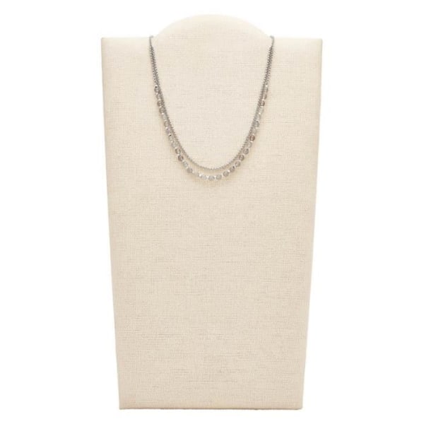 Halsband Kvinna FOSSIL i Vitt Mässing - Produkttyp: Halsband - Material: Mässing - Färg: Vit Vit