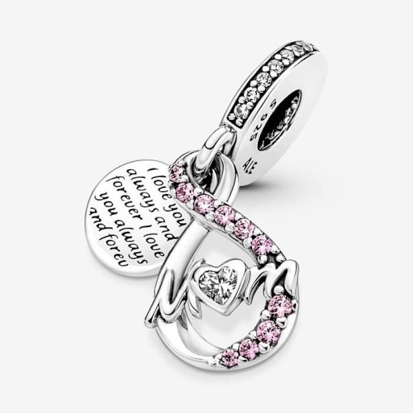 Charm vedhæng - Pandora - 791488C01 - Sølv - Grå - Damer Grå