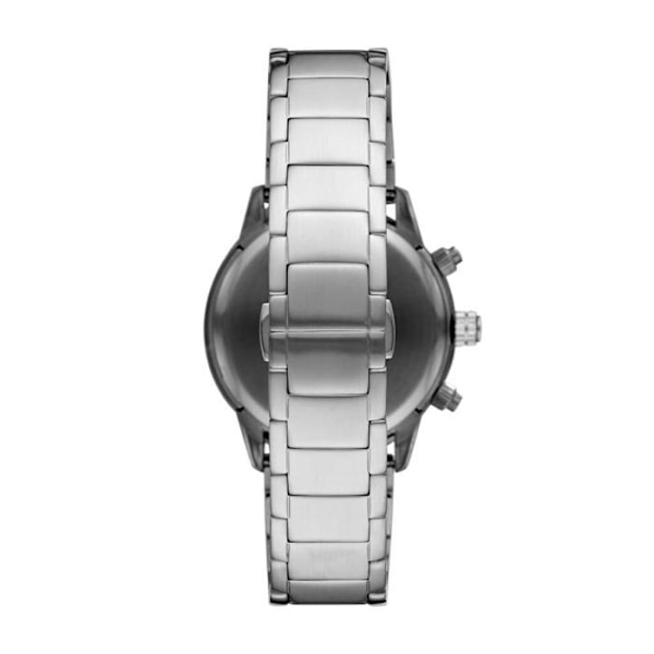 Klocka - EMPORIO ARMANI - AR11241 - Svart urtavla - Stålarmband - Kronograf Svart grå