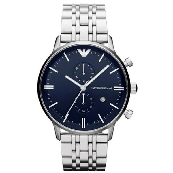 Ur - Emporio Armani - New Retro AR1648 - Kvarts - Analog - Rustfrit stål Svart