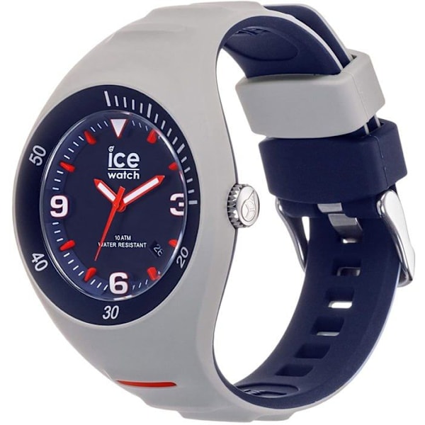 Ur - ICE WATCH - P. Leclercq Grå Blå Medium - Silikone/Plastik - Vandtæthed 10 Atm - Sporty Kvartsrörelse