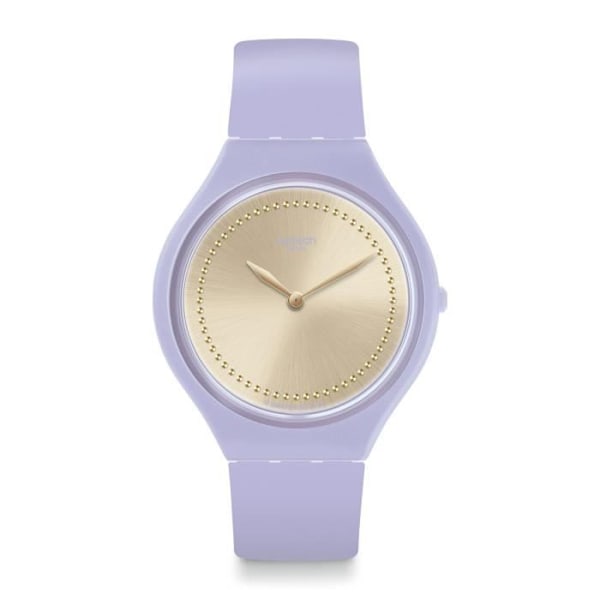 Klocka - Swatch - SVOV100 - 36,8 mm - Lila silikon - Vattentålighet 30 Atm Lila