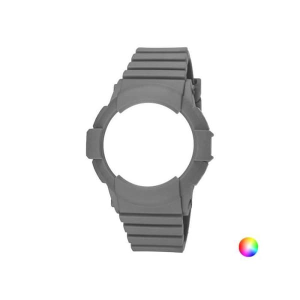 Kellonranneke - Watx & Colors - 49 mm - Silikoni - Unisex - Solki Grå