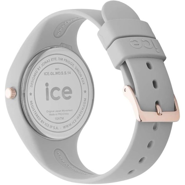 Ice-Watch - ICE glam pastel Wind - Grå dameur med silikonerem - 001066 (lille) grå