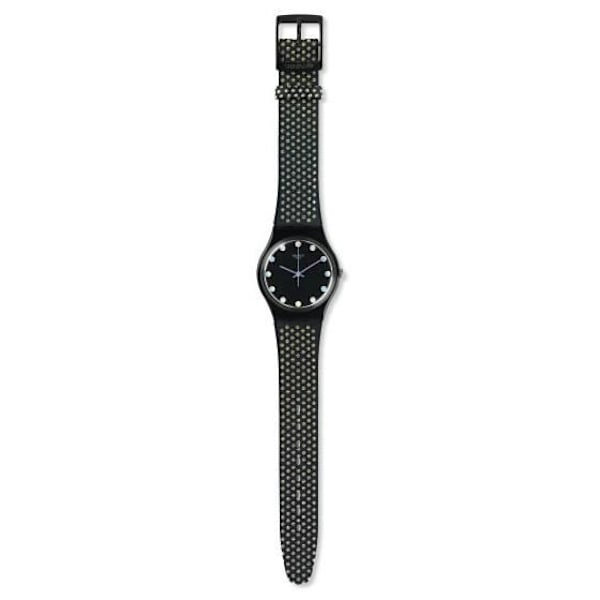 Ur - SWATCH - GB293 - Quartz - Analog - Sort læder Svart