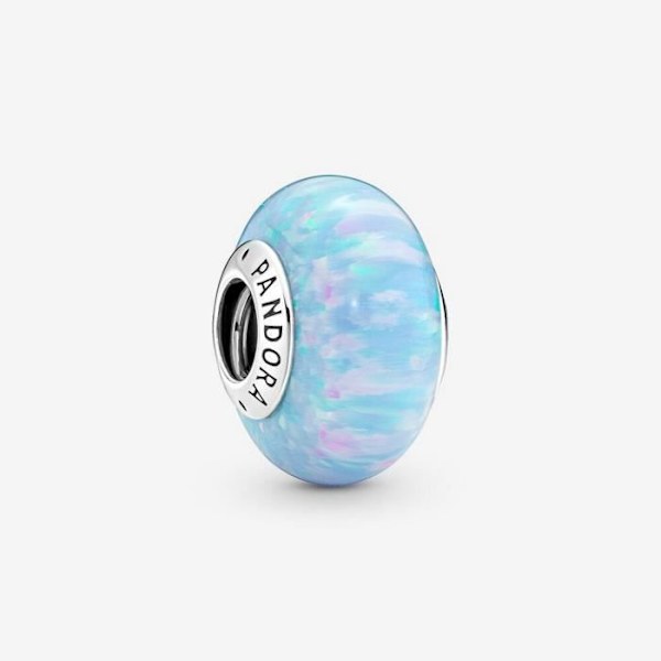 Charm - Pandora - Ocean Blue Opal - Hopea - Nainen - Aikuinen Blå