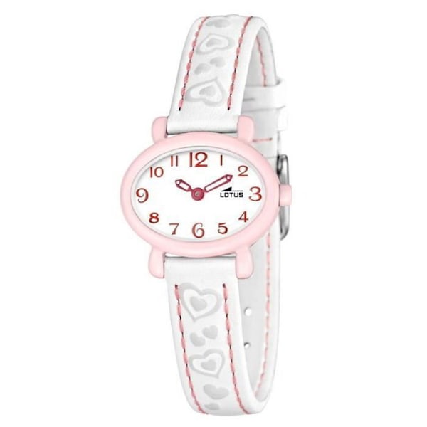 Kvinnoarmband - LOTUS - CADET 15766-6 - Läder - Kvarts - Analogisk Rosa, Vit