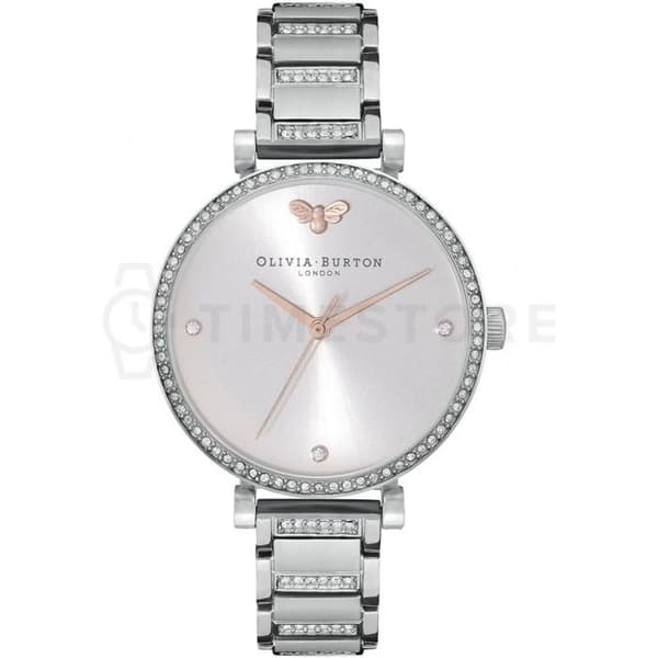 Olivia Burton 24000001 Klocka dam 32 mm 3 ATM Silver