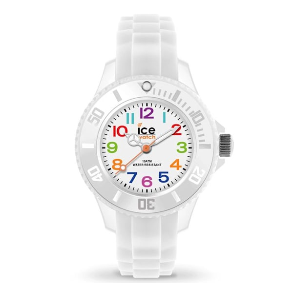 Ice-Watch - ICE mini Hvid - Hvidt ur til drenge (unisex) med silikonerem - 000744 (Ekstra lille) Vit