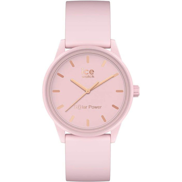 Ur - ICE WATCH - Ice solenergi pink dame - Silikone - Rose - Solenergi Rosa