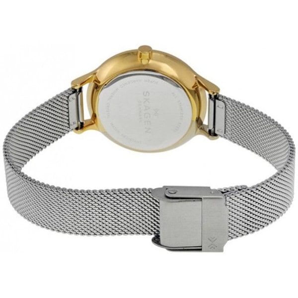 Skagen Ur - Dame - SKW2340 - Sølv rustfrit stål - 30 mm - Guld - Kvarts - Analog Pengar