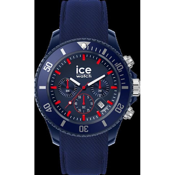 Ice Watch - Herre - 020622 - Blå Silikone - 44mm - 10 bar Blå