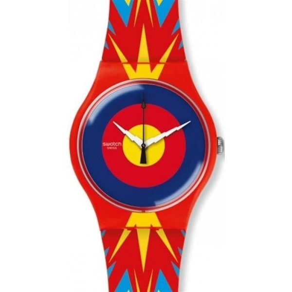 SWATCH JOVATIME UNISEX 41MM ANALOGINEN KVARTSISILIKONIKELLO SUOZ220