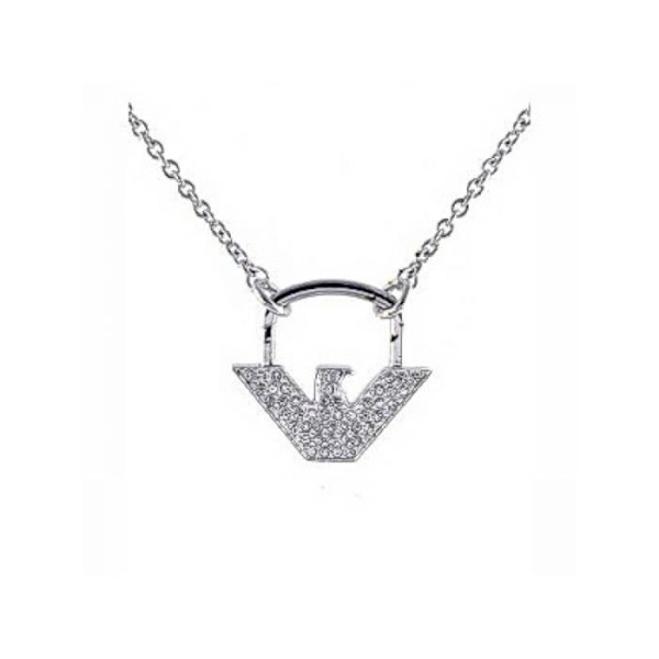 Pendentif - ARMANI - EG2025 - Sølv - Unisex - Voksen