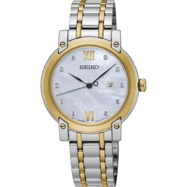 Ur - SEIKO - SXDG84P1 - Damer - Rustfrit stål - Safirglas - Kvarts Silver guld