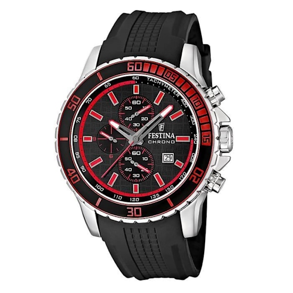 Ur - FESTINA - F16561-5 - Kvarts - Analog - Sort harpiks Svart
