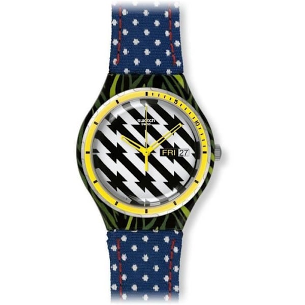Ur - Swatch - YGS7016 - Quartz - Analog - Blåt Læder