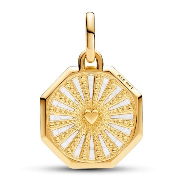 Pandora ME Lucky Horseshoe -medaljonki 763047C01 Gul