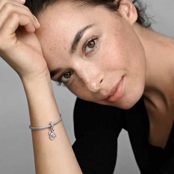 Charm vedhæng - Pandora - 791488C01 - Sølv - Grå - Damer Grå