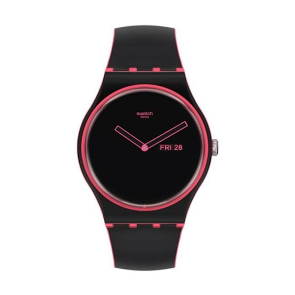 Ur - Swatch - MINIMAL LINE PINK - Kvarts - 41mm - Vandmodstand 3 Atm Svart ros