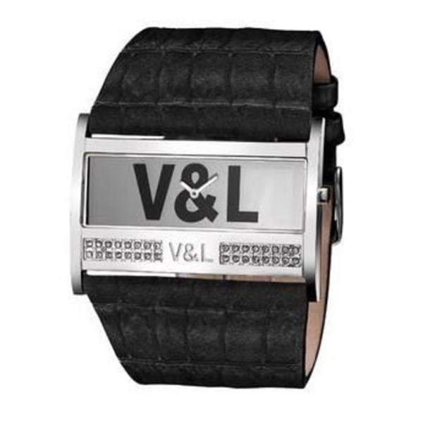 Damklocka - V & L - TEMPO ROYAL VL036604 - Quartz - Analog - Rostfritt stål Pengar