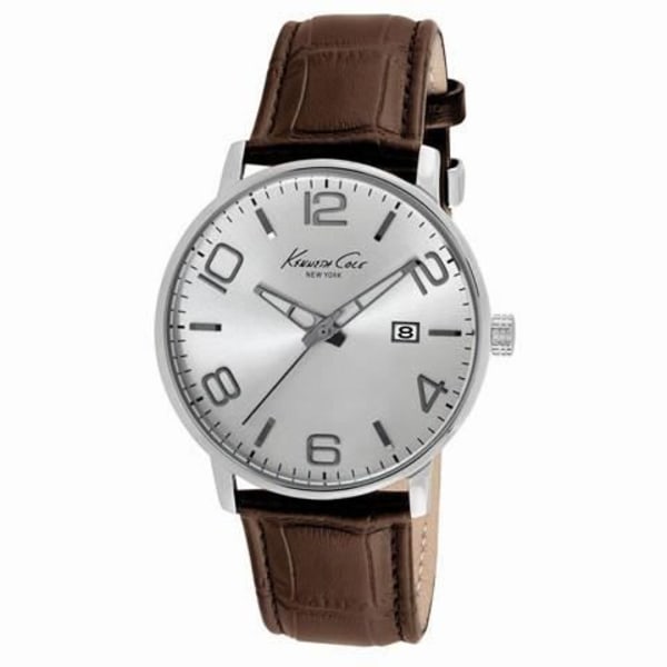 Klocka - Kenneth Cole - KC8006 - Kvarts - Läder - Alfanumerisk