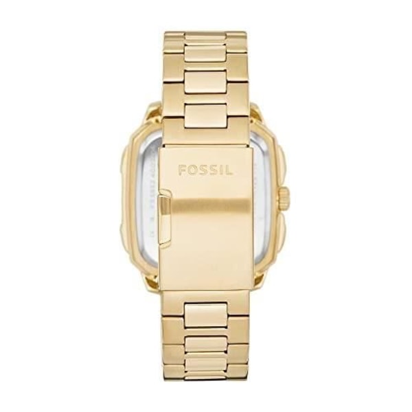 Ur - Fossil - FS5932 - Kvarts - Firkantet urkasse - 42 mm guld, svart