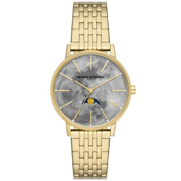 Armani Exchange Dameur - Model AX5586 - Guld rustfrit stål armbånd - 5 ATM vandtæt gyllene