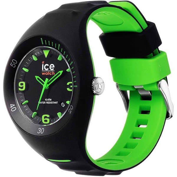 Klocka - Ice-Watch - P. Leclercq Svart grön - Silikon - Svart - Analog Svart, Neongrön