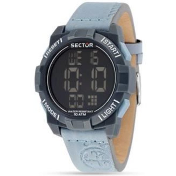 Ur - SEKTOR NY KOLLEKTION - R3251172049 - Quartz - Digital - Sort læder