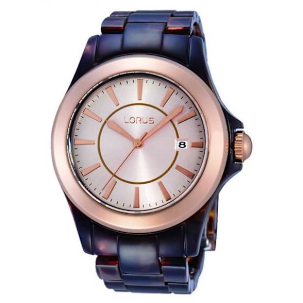 Kvindeur - LORUS - RH974EX9 - Quartz - Analog - Rosa Brun, Rosa