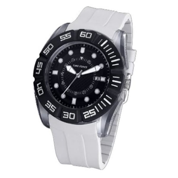 Ur - Timeforce - TF4026M11 - Analog - Silikone - Sport Svart