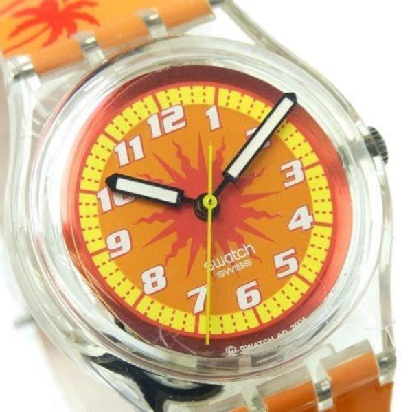 "Klocka - Swatch - SKK128 - Kvarts - Analog - Orange"