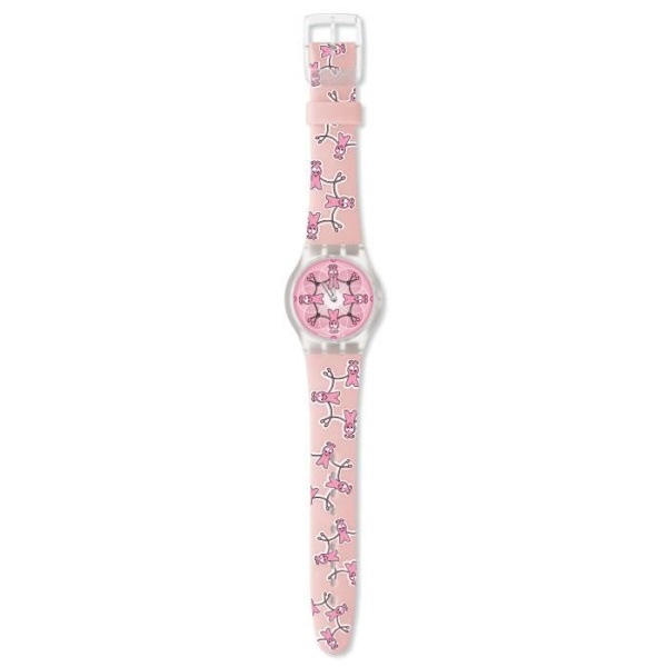Montre - Swatch - Love Hands Supk108 JYTJ5 - Quartz - Analogique - Rose Multicolore Flerfärgad