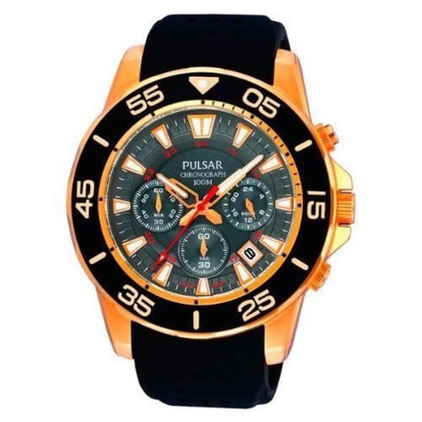 Montre - Pulsar - PT3134X1 - Quartz - Analog - Grå Resin