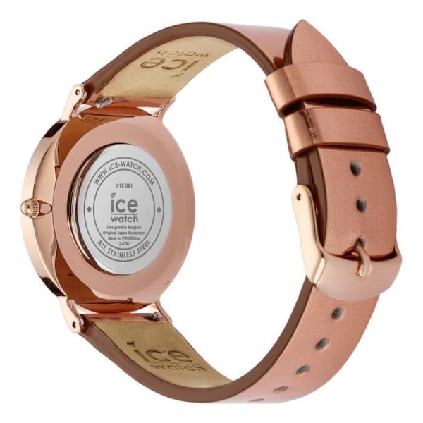 Ur - Ice Watch - City Sparkling - Pink læder - 3 ATM vandtæt - Analogt display Rosa