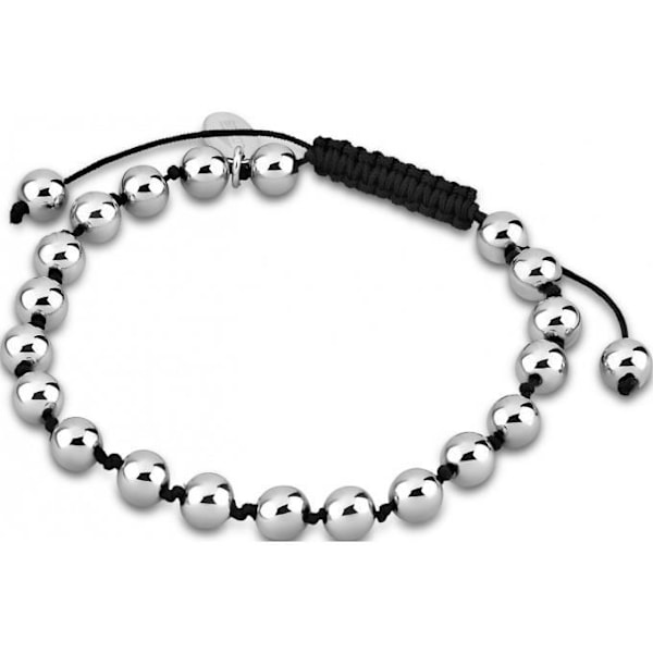 Armband - Lotus Style - LS1455-2-1 - Resin Beads - Silver - Herr Pengar