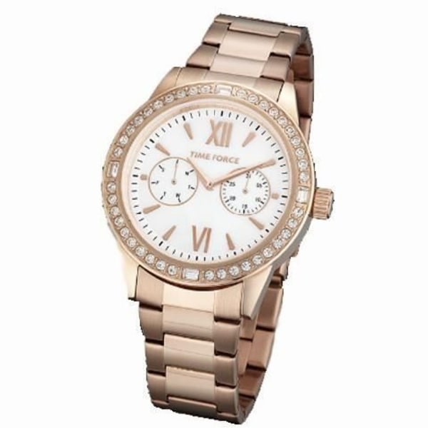 Klocka - Time Force - TF4160L11M - Kvarts - Analog - Roséguld
