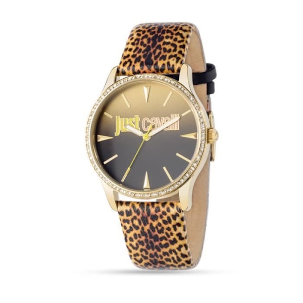 Kello - Just Cavalli - R7251211503 - Nahka - Analoginen - Kvartsi kastanj