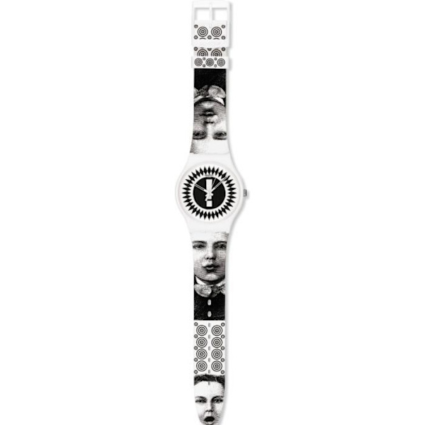 Klocka - Swatch - Reflekterande tid SUOZ125 - Kvarts - Analog - Rund