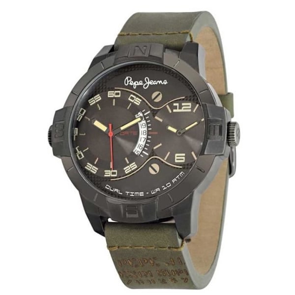 Ur - PEPE JEANS - R2351107003 - Kvarts - Analog - Sort læder