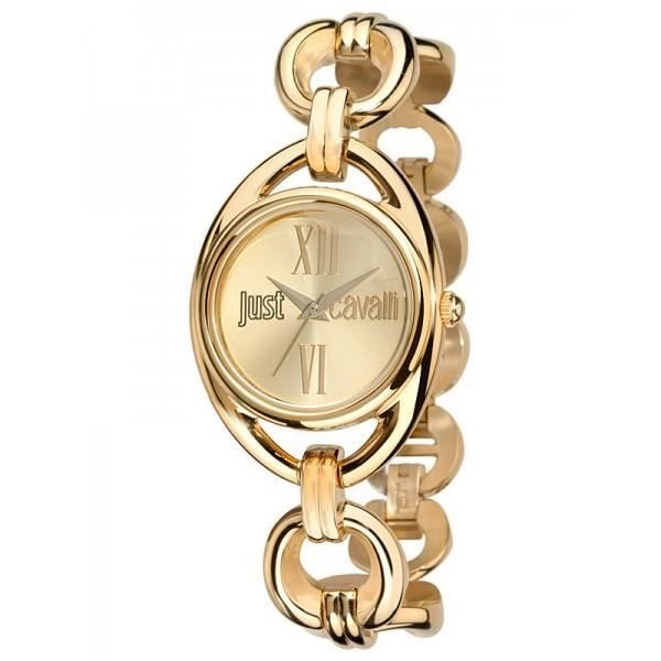 Dameur - Just Cavalli - R7253182501 - Quartz - Analog - Guld