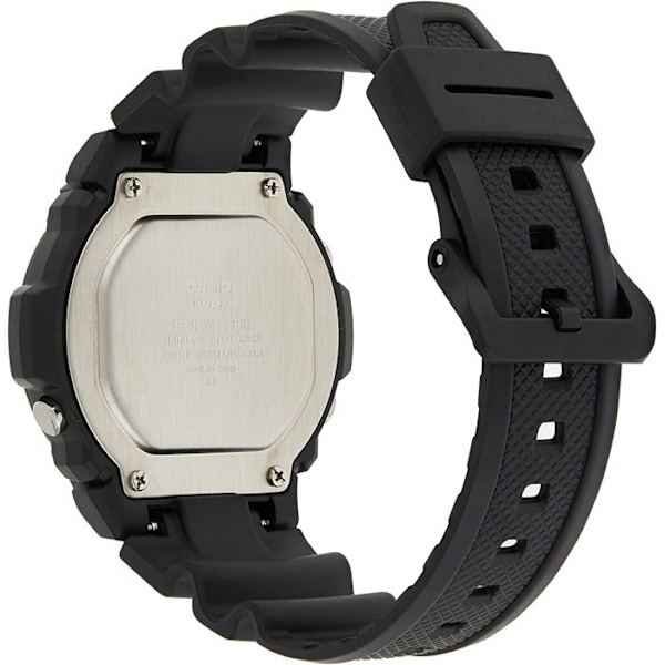 Casio- Herreur - Quartz - Digital - Sort plastikrem - W-219H-1AVEF Svart