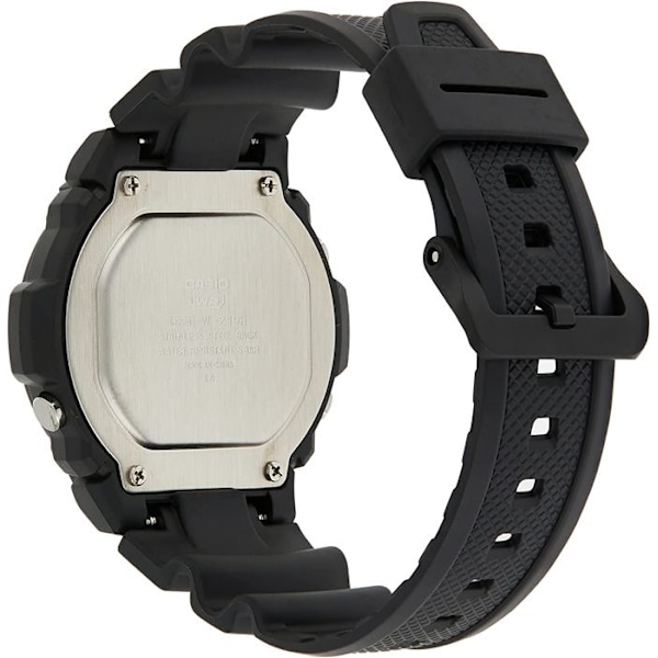 Ur - Casio - W-219H-1AVEF - Quartz - Digital - Sort plastikrem Svart