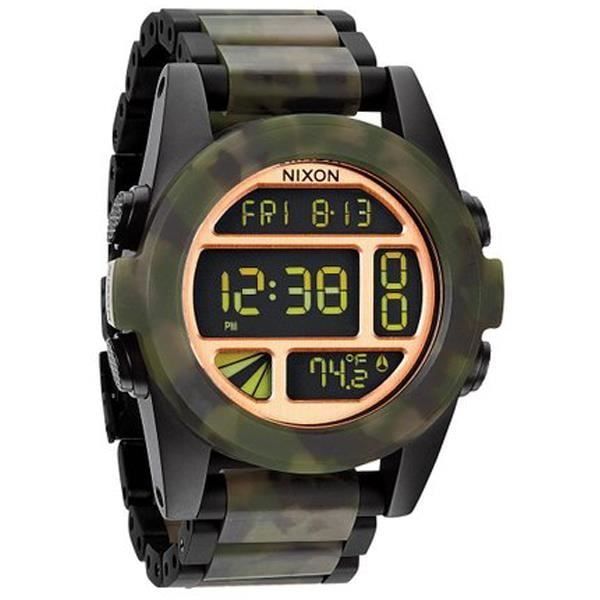 Herreur - NIXON - UNIT A3601428 - Quartz - Sort - Guld Svart guld