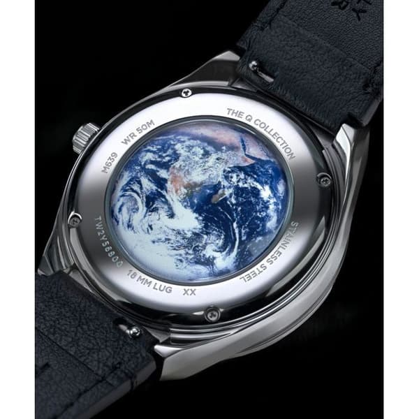 Ur - TIMEX - TW2Y56800 - Sort læder - 40 mm - 5 ATM Svart